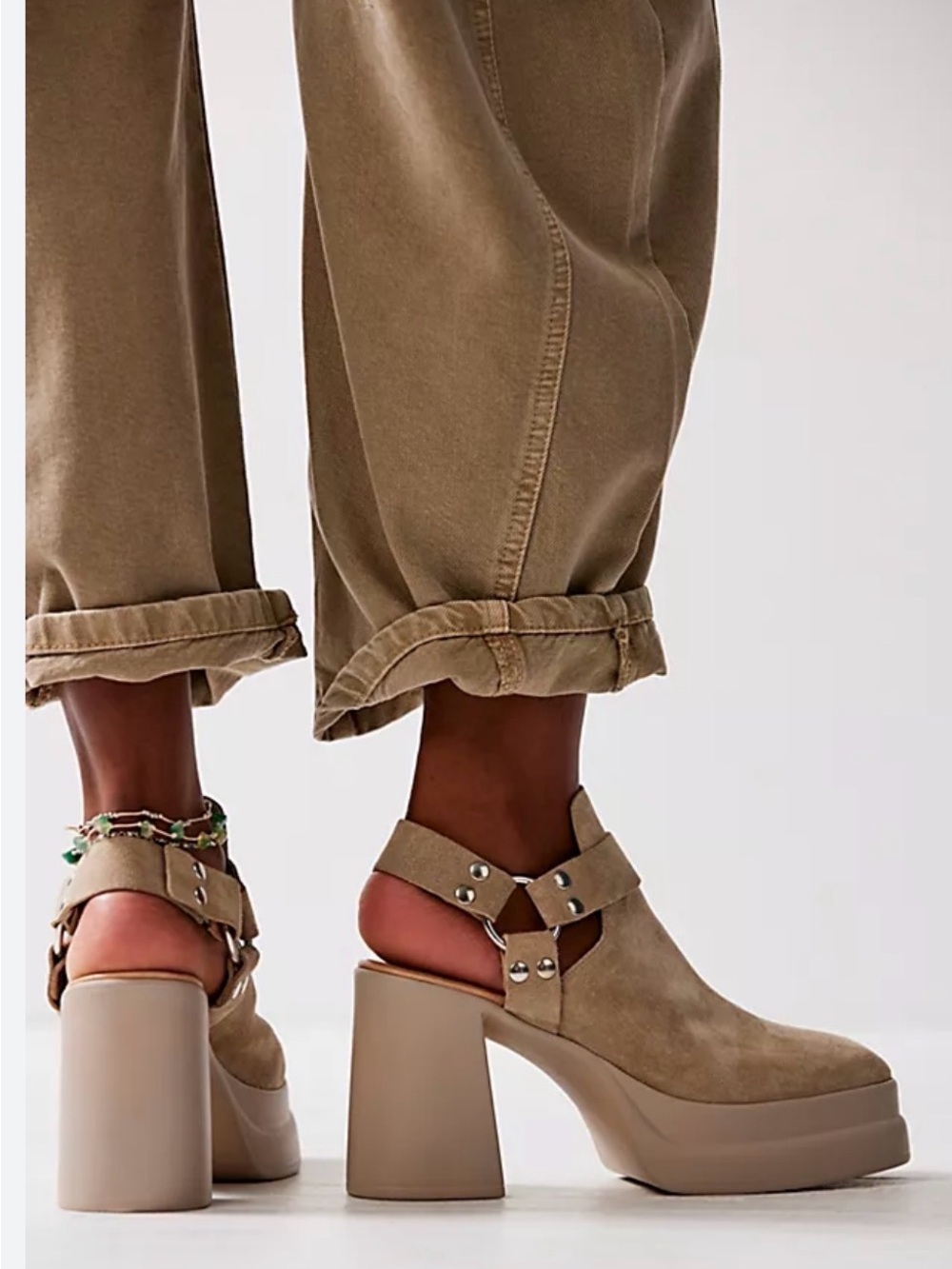 Free Poeple: Hybrid Harness Boot in Diamond Suede